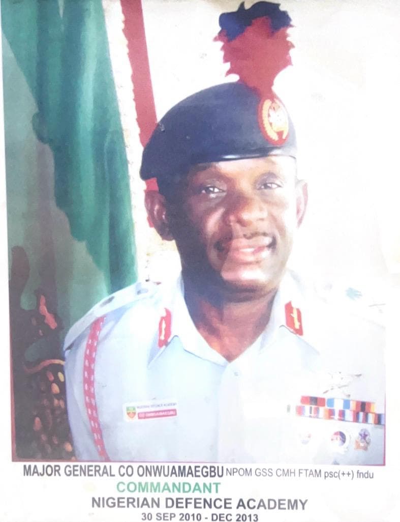 Major General Emeka Onwuamaegbu (rtd)
